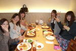 お花見会(ただいまお食事中)
